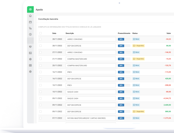 Bank reconciliation